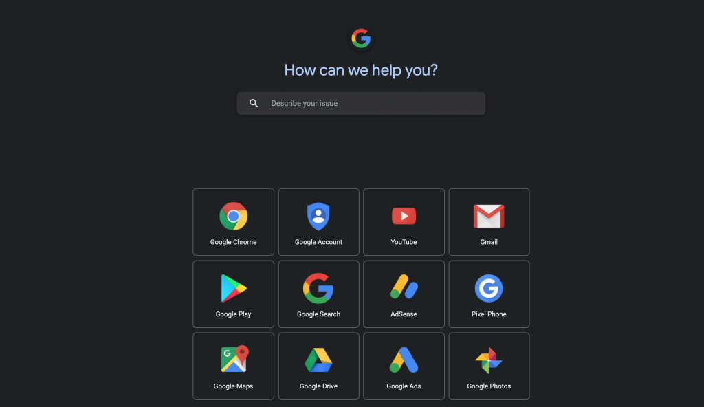 google dark mode